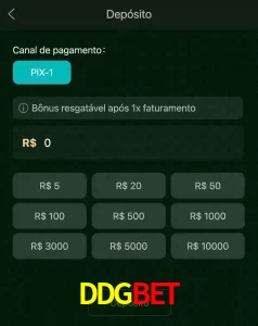 deposits DDGBET